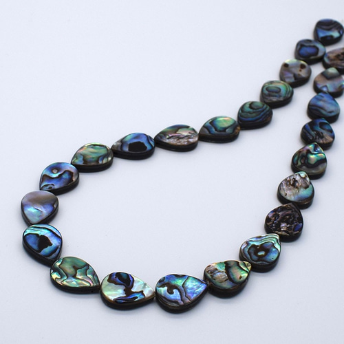 アバロンシェル ドロップピース 雫 しずく 孔雀貝 アワビ貝 パウア貝 2