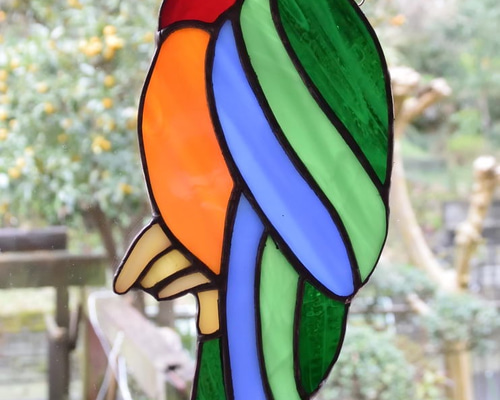 つがい オウム ステンドグラス 楽天市場】オウム ステンドグラスの通販