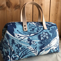 Makigai Bag Shop Boston ボストンバック　トートバッグ　青 Makigai Bag Shop Boston ボストンバック トートバッグ 青