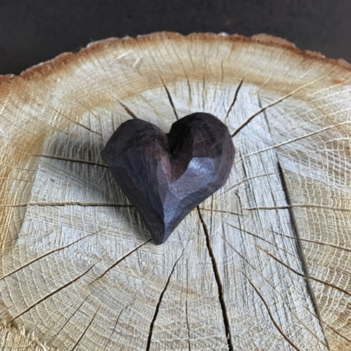 オブジェ フォークアート ハート 作家もの オブジェ フォークアート