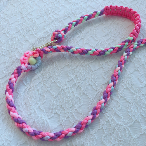 お花のカフェリード】❤︎4本編みor6本編み❤︎選べるビーズ パラ