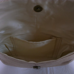正絹　シルク100%　帯地リメイク　クラッチバッグ 4枚目の画像