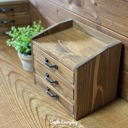 中の見えるアクセサリー収納　小物収納　ジュエリーボックス 10枚目の画像