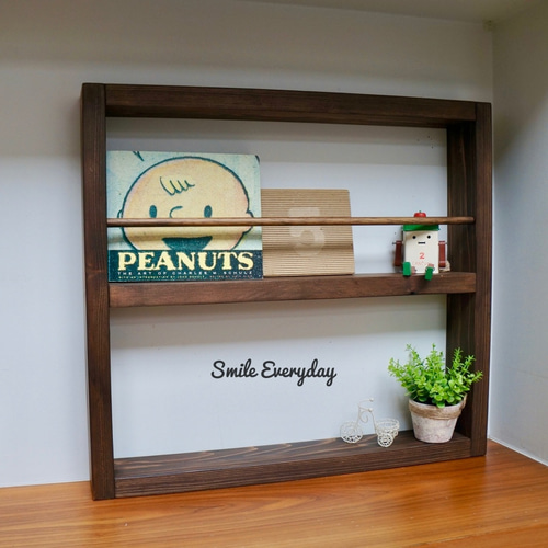 サイズオーダー可能】マガジンラック ディスプレイ棚 絵本 ウォール  