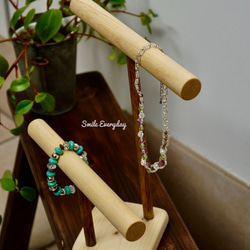 天然木　アクセサリースタンド 2枚目の画像