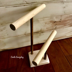 天然木　アクセサリースタンド 4枚目の画像