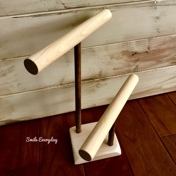 天然木　アクセサリースタンド 4枚目の画像