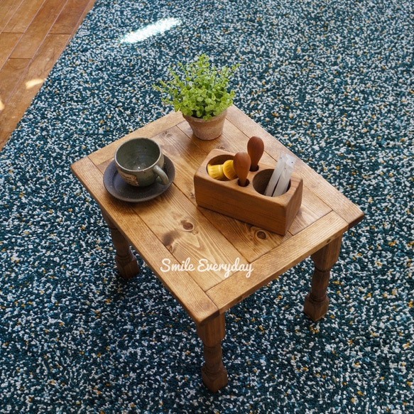 【Creema限定　サイズオーダー】　アンティーク　コーヒーテーブル　ローテーブル 5枚目の画像