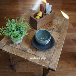 【Creema限定　サイズオーダー】　アンティーク　コーヒーテーブル　ローテーブル 7枚目の画像
