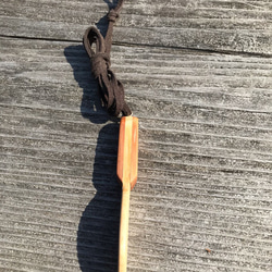 木のナイフのペンダント　吉野杉　無垢材　木の包丁 4枚目の画像