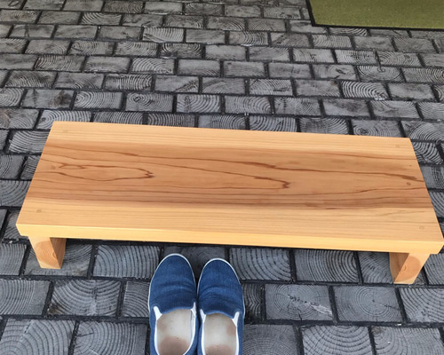 木製　ハンドメイド　オーダー　コの字　キヌカ　踏み台　ベンチ　水槽台　玄関台 木製 ハンドメイド オーダー キヌカ コの字 シェルフ 棚 ラック 水槽台