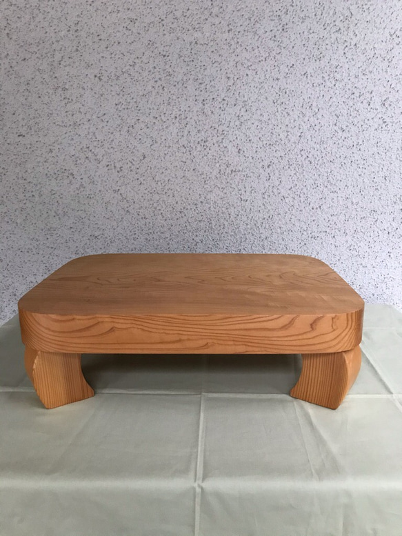 足付き 無垢材 花台 飾り台 一枚板 盆栽台 花器 天然木 足付き 無垢材 花台 飾り台 一枚板 盆栽台 花器 天然木