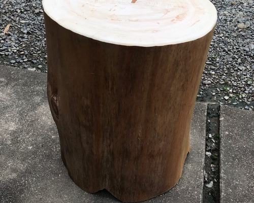 丸太椅子 1脚あたり 吉野杉 節有り 無垢材 木製 スツール 高さ