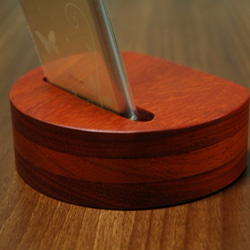 木製　iPhoneスピーカー パドック X XS　8　7　7plus　6s 6splus SE 等 2枚目の画像