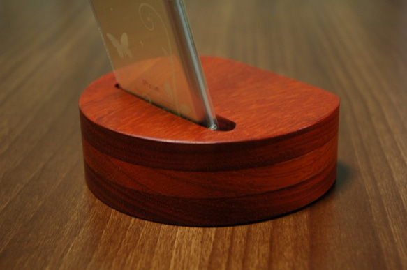 木製　iPhoneスピーカー パドック X XS　8　7　7plus　6s 6splus SE 等 2枚目の画像