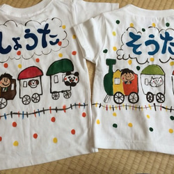 受注制作　つながるＳＬTシャツ(２枚セット) 1枚目の画像