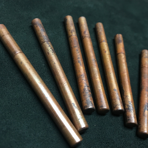 銅のシャーペン芯ケース｢斑｣ 2枚目の画像