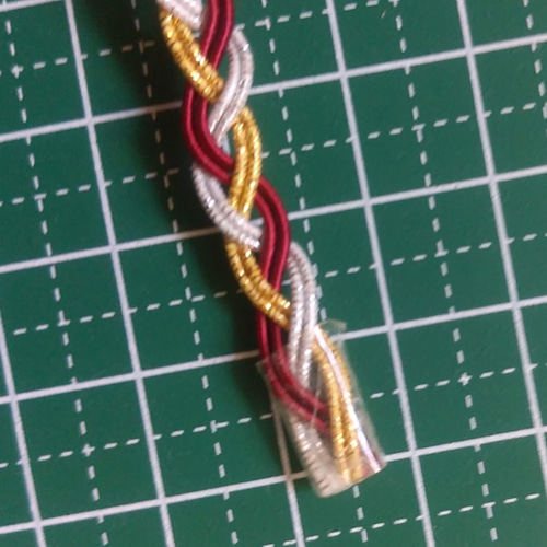 受注生産】水引の三つ編みパーツ オーダーページ ひも・コード ノ