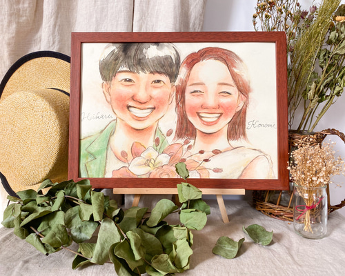 ウェルカムボード / B4 / 手描きの似顔絵 イラスト タギリ 通販