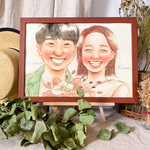 ウェルカムボード / B4 / 手描きの似顔絵 イラスト タギリ 通販