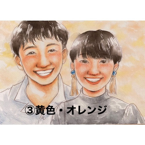 ウェルカムボード / A4 / 手描きの似顔絵 イラスト タギリ 通販 ウェルカムボード / A4 / 手描きの似顔絵 イラスト タギリ 通販