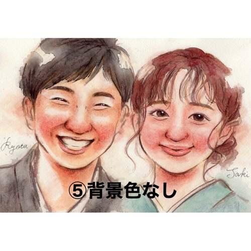 ウェルカムボード / A4 / 手描きの似顔絵 イラスト タギリ 通販 ウェルカムボード / A4 / 手描きの似顔絵 イラスト タギリ 通販