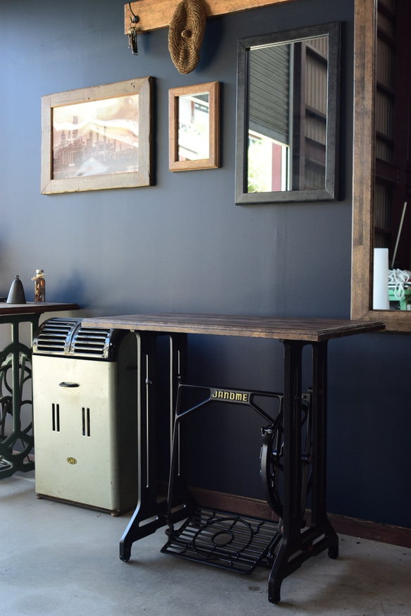 ミシン天板、ジャノメミシン天板、引き出し付き天板、テーブル天板、レトロミシン天板 ミシン天板、ジャノメミシン天板、引き出し付き天板、テーブル天