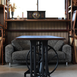 四方枠天板 ダイニングテーブル　120×60㎝　テーブル　アンティーク　カフェ 6枚目の画像