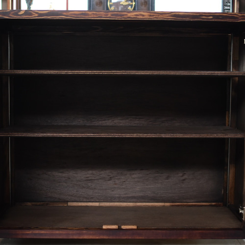 古民家や山小屋にあう キャビネット サイズオーダー可能 靴箱 チェスト