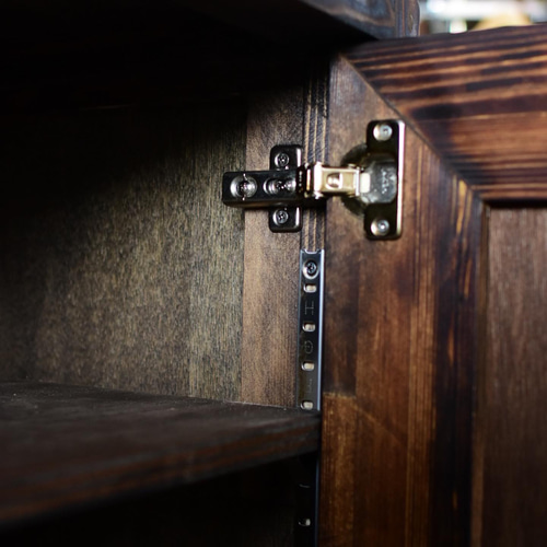 古民家や山小屋にあう キャビネット サイズオーダー可能 靴箱 チェスト