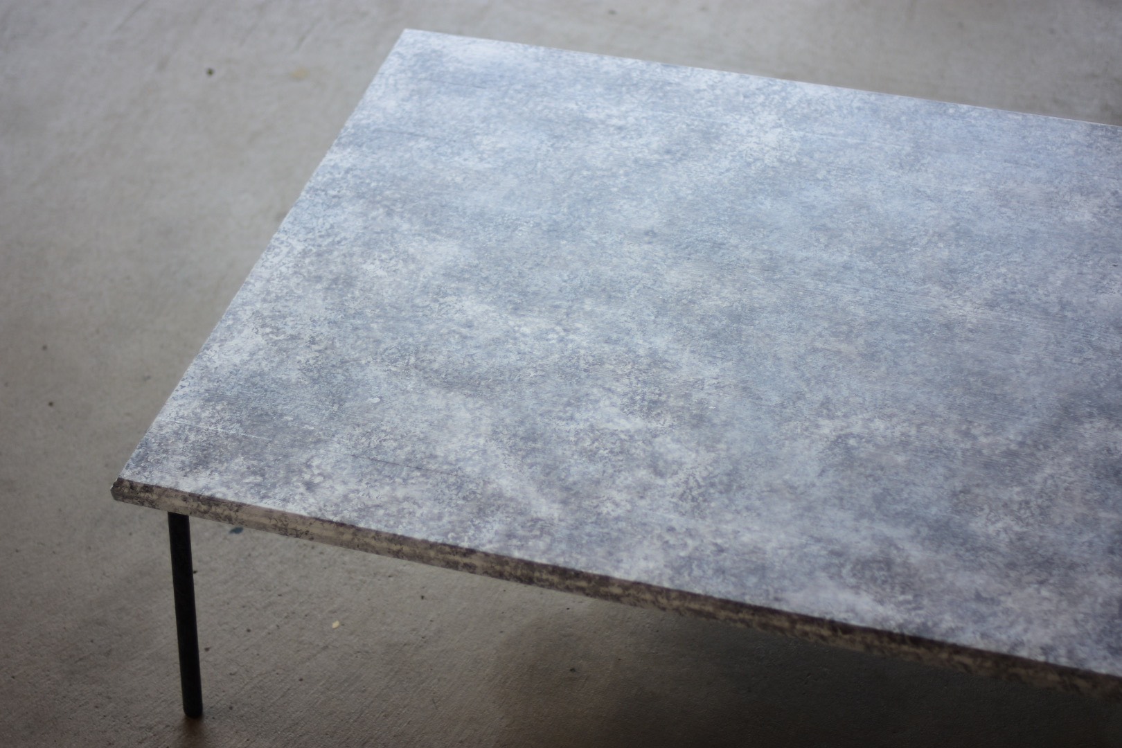 white & gray エイジング塗装天板　120×80㎝　　フォトボード　スタイリングボード　天板　卓上　板