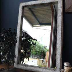 鏡　姿見　80x120cm　シャビーシック 全身鏡 姿見鏡 姿見 アンティーク ヴィンテージ シック シャビー