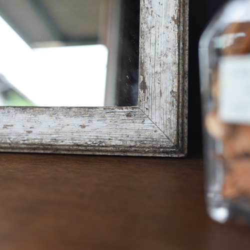 サイズオーダー できる シャビーシックミラー 壁付可 洗面所