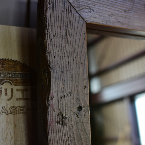 OLD ASHIBA（足場板古材） ミラー（鏡）Ａ型 姿見Ｌサイズ 塗装仕上げ 1600ｍｍ×520ｍｍ : WOODPRO - 通販 -  Yahoo!ショッピング