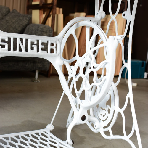 singer白脚 70＊45㎝ アンティーク ミシンテーブル サイズ変更可