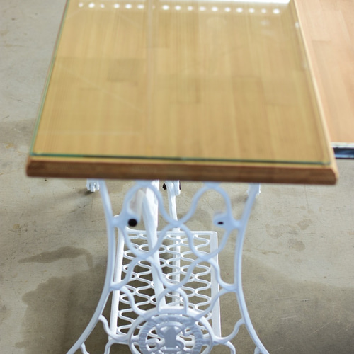 【メンテナンス済み】希少 アメリカ製 SINGER社製 ミシンテーブル デスク ミシンテーブル インテリア ヴィンテージ 店舗什器 アンティーク