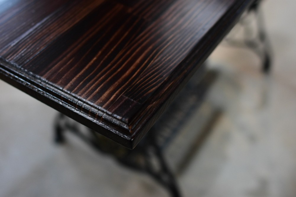 singer網脚/ ダイニングテーブル　天板サイズ変更可　130㎝×60㎝　テーブル　食卓　机　デスク