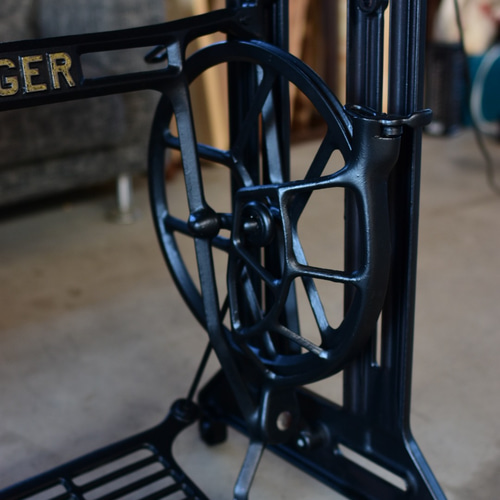 singer 四方枠天板 アンティークミシンテーブル 80cm*45cm サイズ変更