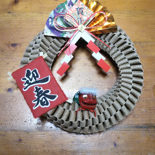 お正月を華やかに しめ縄飾り | minne 国内最大級のハンドメイド