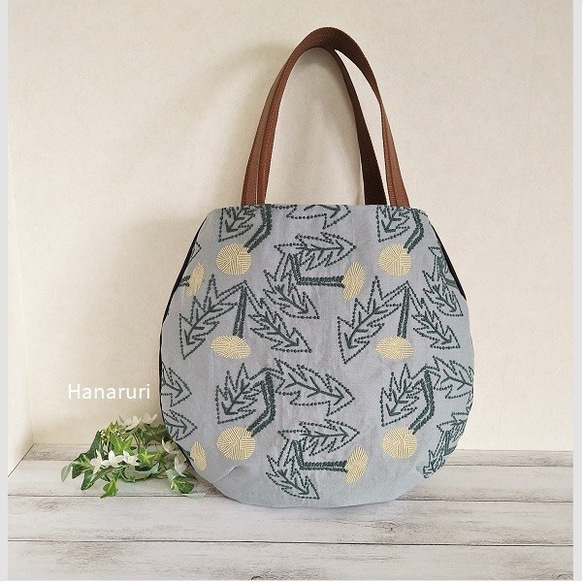 「専用」ミナペルホネンオパール底バッグ　ハンドメイド blumen parent bag - minä perhonen