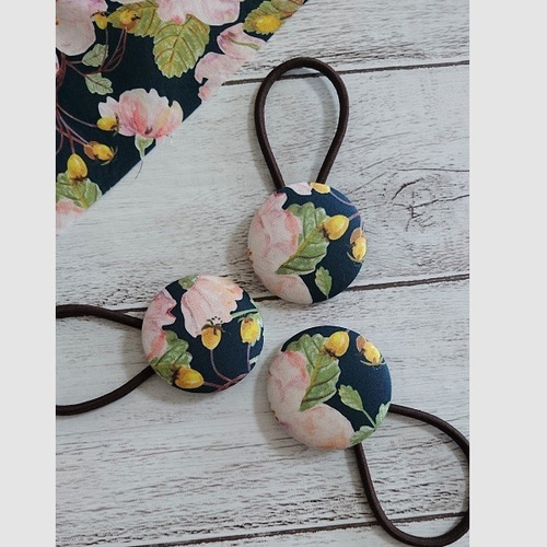 ハンドメイドガーゼハンカチリバティ（ドーセットローズ）ピンク