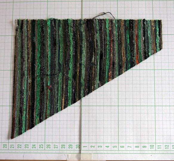 裂き織りのハギレ　裂織　さきおり　裂き織 4枚目の画像