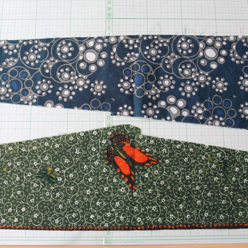 バティックのはぎれ ジャワ更紗のはぎれ Batik 更紗 蝋けつ染 染色