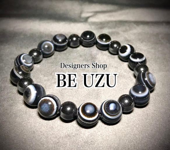 ヘマタイトたんのブレスたん！ 天眼石とヘマタイトのブレスレット ブレスレット BE UZU 通販 10802417