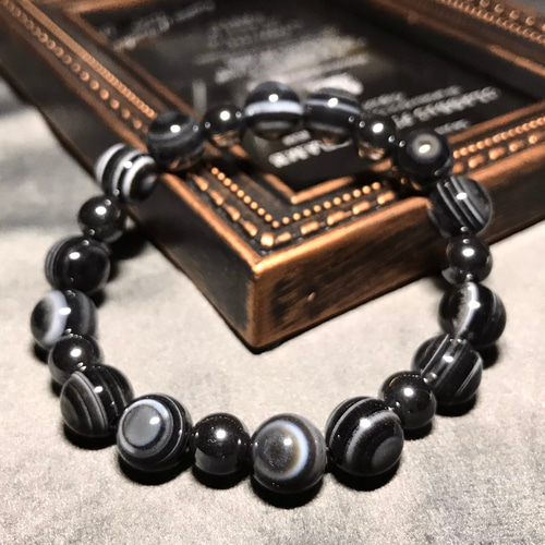 天眼石とヘマタイトのブレスレット ブレスレット BE UZU 通販 10802417