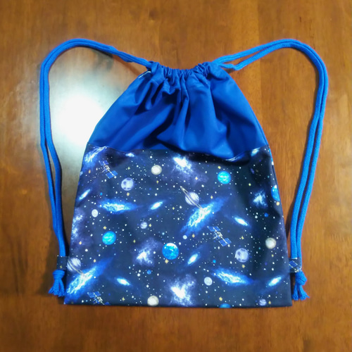 ナップサック型☆お着替え袋（大きめ！ 宇宙ステーション） 楽天市場