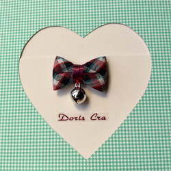 Doris Cra ペットの首輪 ~ B1.絶妙な小さな蝶ネクタイ xs 1枚目の画像