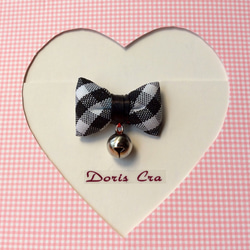 Doris Cra ペットの首輪 ~ B1.絶妙な小さな蝶ネクタイ xs 3枚目の画像