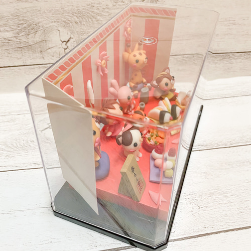 ウキウキお花見 春爛漫 樹脂粘土 春爛漫 桜 プレゼント パンダ くま