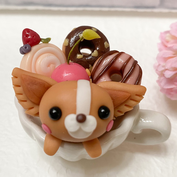 受注制作☆ティーカップ変更 犬種参照写真あり わんちゃん